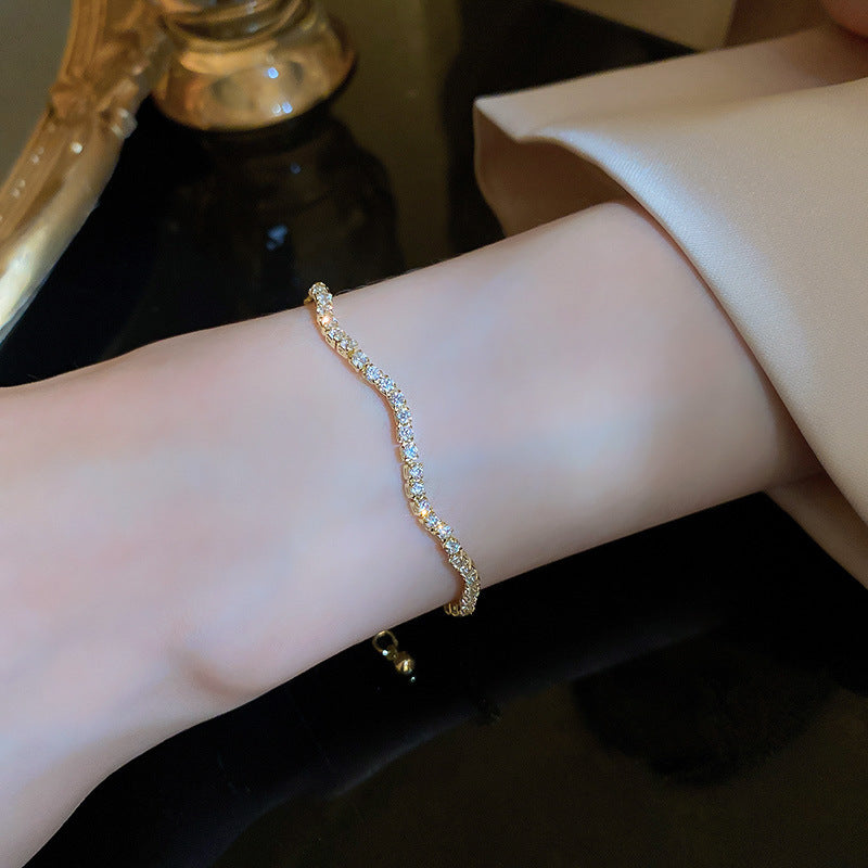 Wave Geometric Adjustable Bracelet Temperament