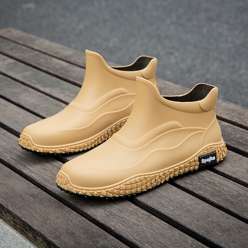 Fashion Korean Style Internet Celebrity Leisure Slip On Rubber Shoes
