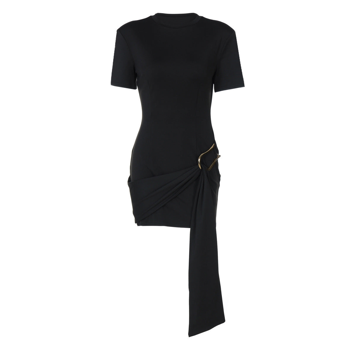 Women's Round Neck Half Sleeve Short Dress