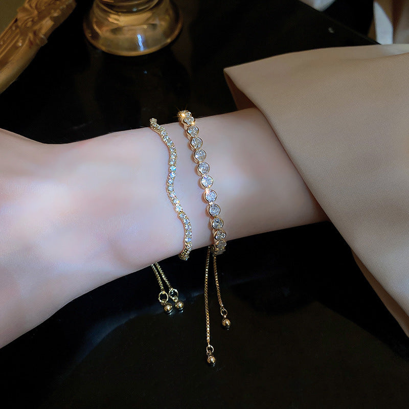 Wave Geometric Adjustable Bracelet Temperament