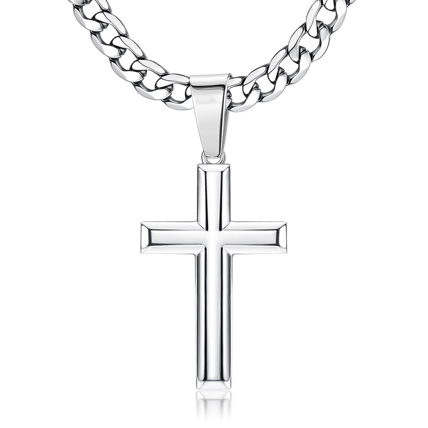 Cross Pendant Necklace Fashion Simple Party Ornament Matching