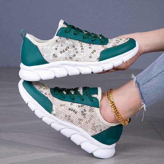Hollow Breathable Fashion Lace-up Light Casual Shoes