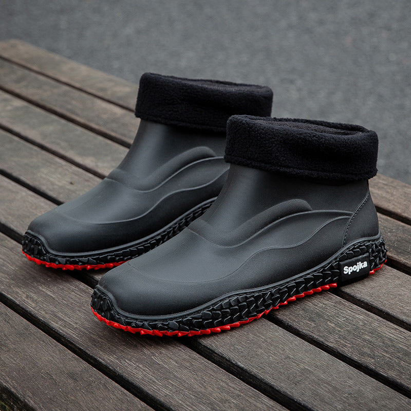 Fashion Korean Style Internet Celebrity Leisure Slip On Rubber Shoes