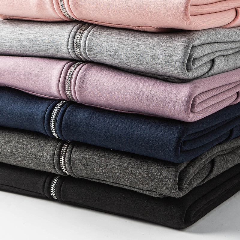 Air Layer Hooded Cardigan Sweater Same Style