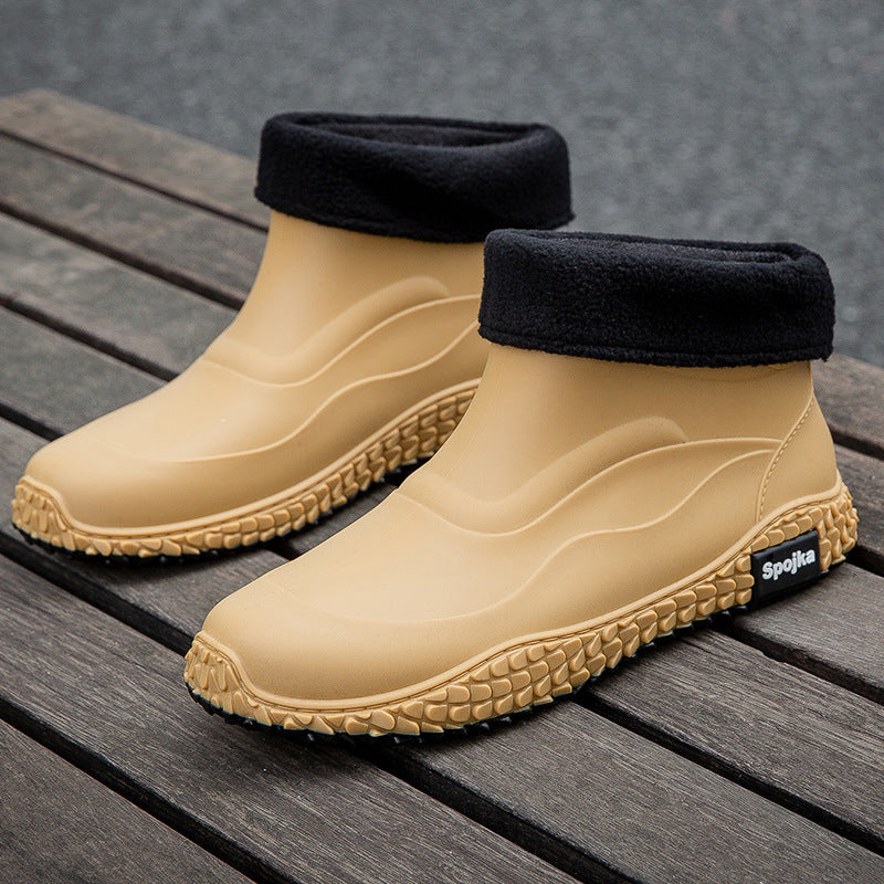 Fashion Korean Style Internet Celebrity Leisure Slip On Rubber Shoes